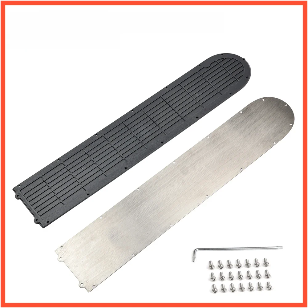 Couvercle inférieur de batterie en acier inoxydable pour Scooter électrique Xiaomi M365 1S Pro Pro2 4 Pro, pièce de panneau de sol antidérapant Anti-Collision