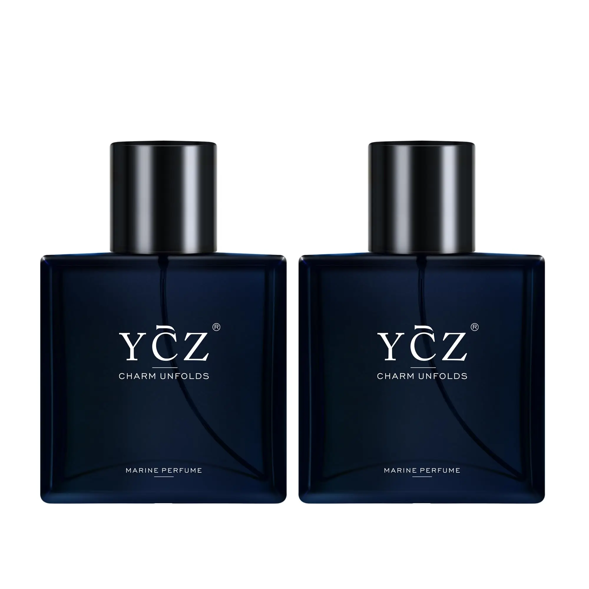 

YCZ Men Eau De Toilette, Woody Aquatic Cologne, Apple Lotus Cedar Musk, Long Lasting Daily Perfume 3.3Fl oz 100ml 2Pcs