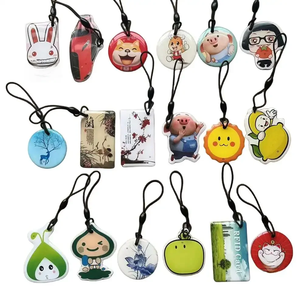 Jeton RFID vierge réinscriptible, carte de contrôle d'accès, porte-clés, anneau, 125kHz, ID, EM4305, T5557, 5200, 1 pièce