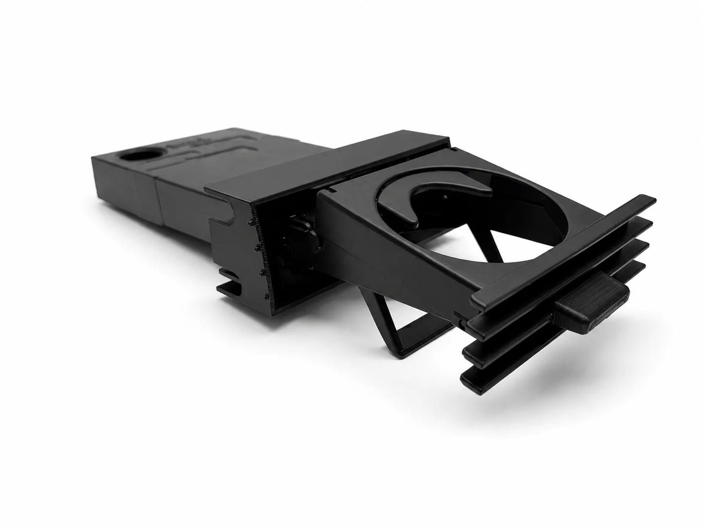 Interior Trim Retractable Drink Holder For Mercedes-Benz W124 E-Class Right Center Vent Black Dashboard Molding Accessory