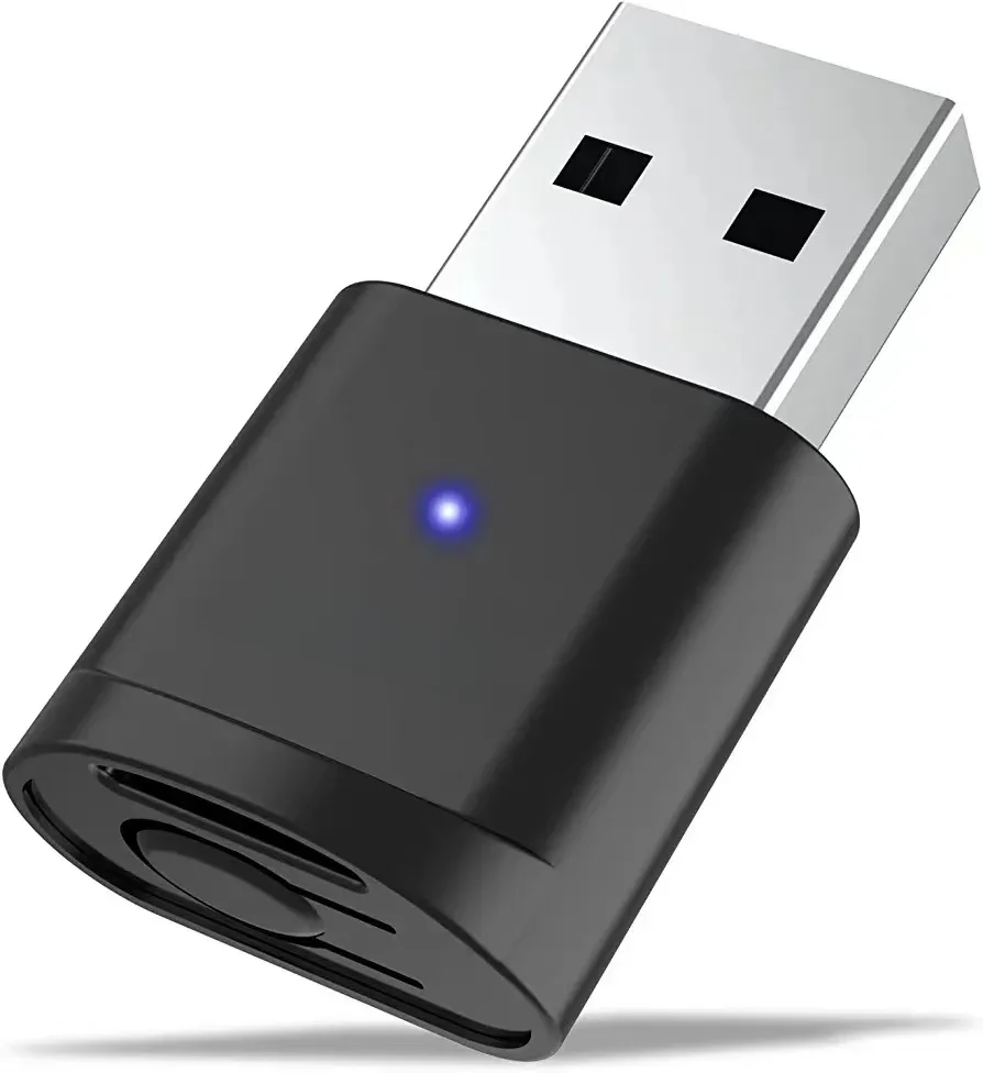 Aktualizowany bezprzewodowy adapter Bluetooth 5.2 Eppfun do PC, laptopa, Maca, PS5, PS4 z AptX-Adaptive, 24-bitowy bezprzewodowy dongle audio. — zdjęcie produktu 7