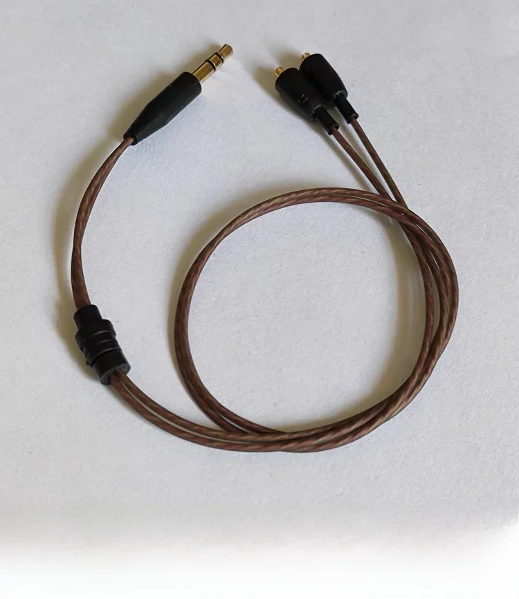 Odbiornik Bluetooth DIY dedykowany krótki kabel 35CM niestandardowy pin MMCX linia o równej długości z zaczepem na ucho opcjonalnie — zdjęcie produktu 4