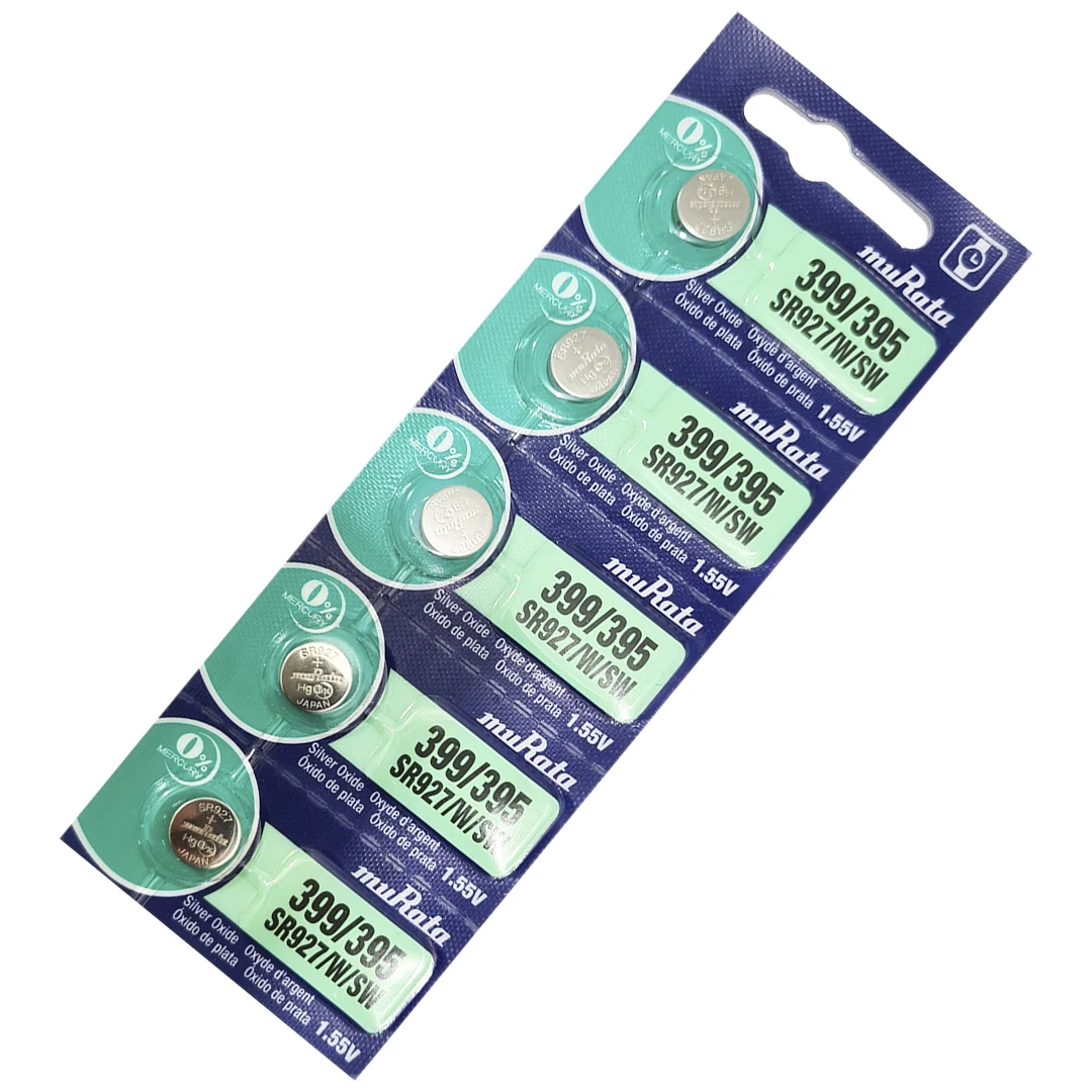 Murata Battery-Sony 399/395 SR927 SW Watch Battery with 05 Units