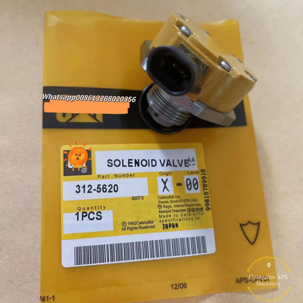 KUPY top quality  312-5620 3125620 SOLENOID GENUINE CATERPILLAR 3264635 326-4635