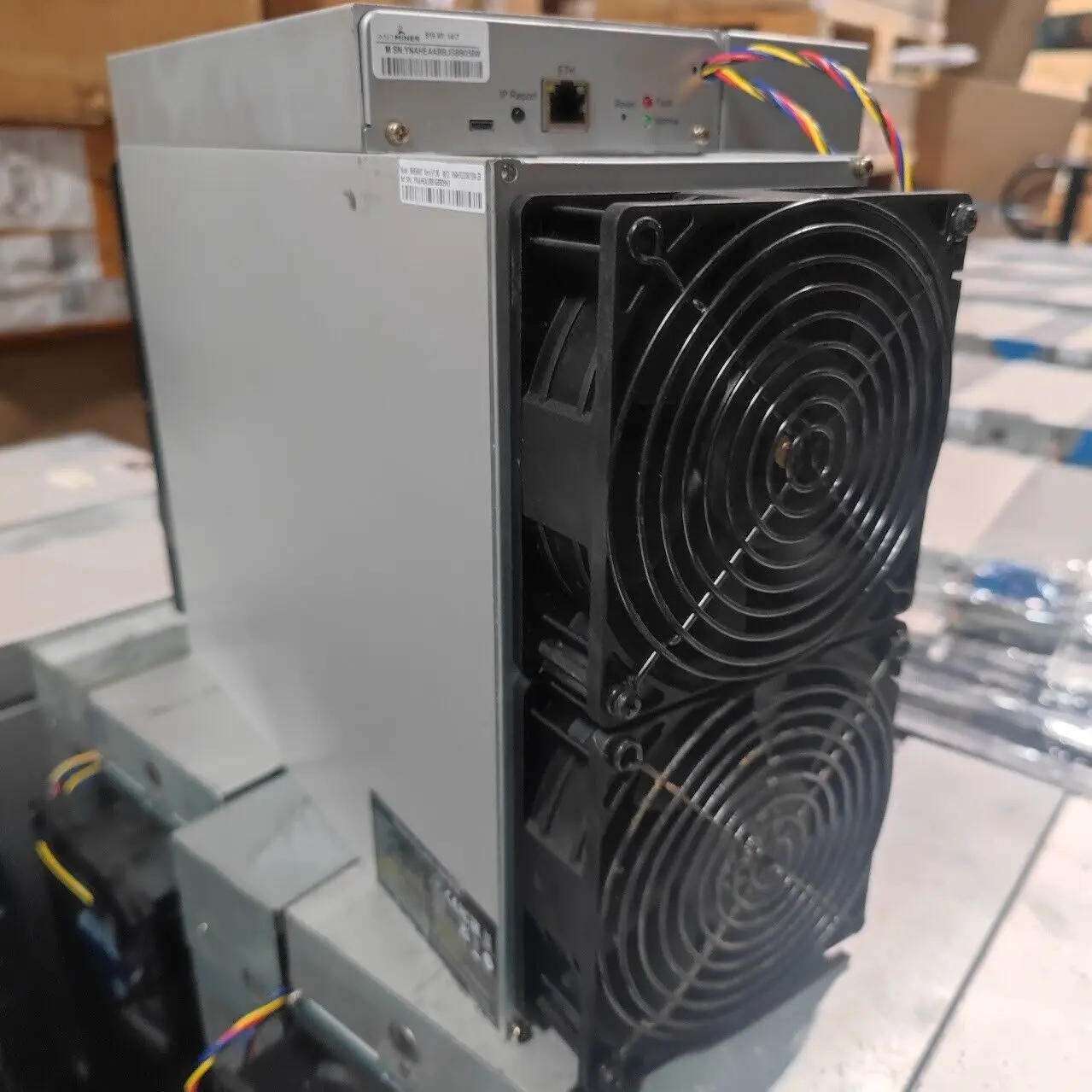 

Летнее предложение! Купите 5 и получите 2 бесплатно Новые Bitmain Antminer S19 XP 141TH ASIC BTC SHA256 Майнер 14 дней гарантии