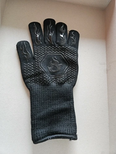 1PC / 1 Pair Oven Gloves, Oven Mitts, Heat Resistant Fireproof Non-Slip Silicone BBQ Grill Gloves for Cooking Barbecue Baking photo review