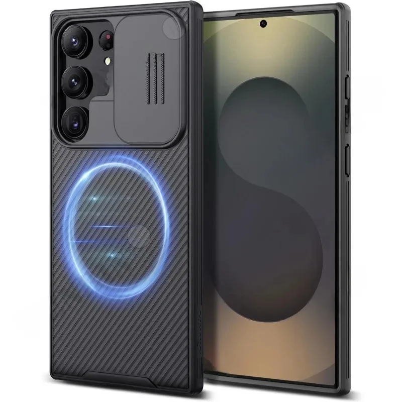 Etui do Samsung Galaxy S25 S24 S23 Ultra Plus CamShield Pro Magnetic Slide Camera Case Back Cover Protection Cover Capa Fundas — zdjęcie produktu 7