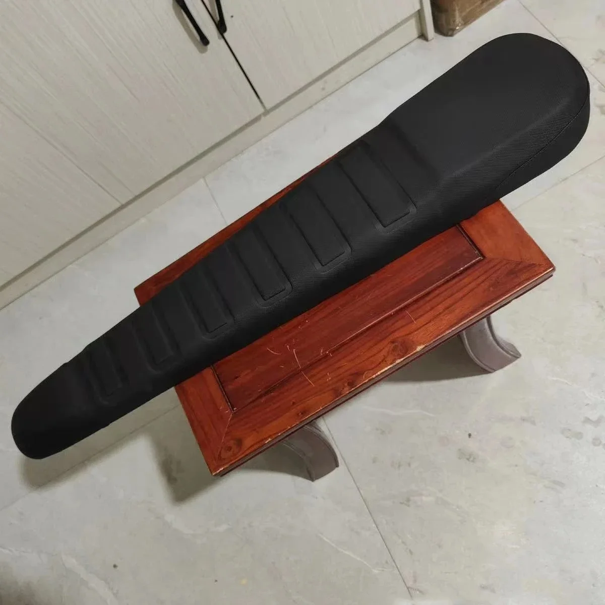 AliExpress NONE Motorcycle Kalosse Beach Electric Bike Soft Saddle Electrical Snow Bicycle Seat super73 Fat bicycle Snowbike Retro Saddle 91CM