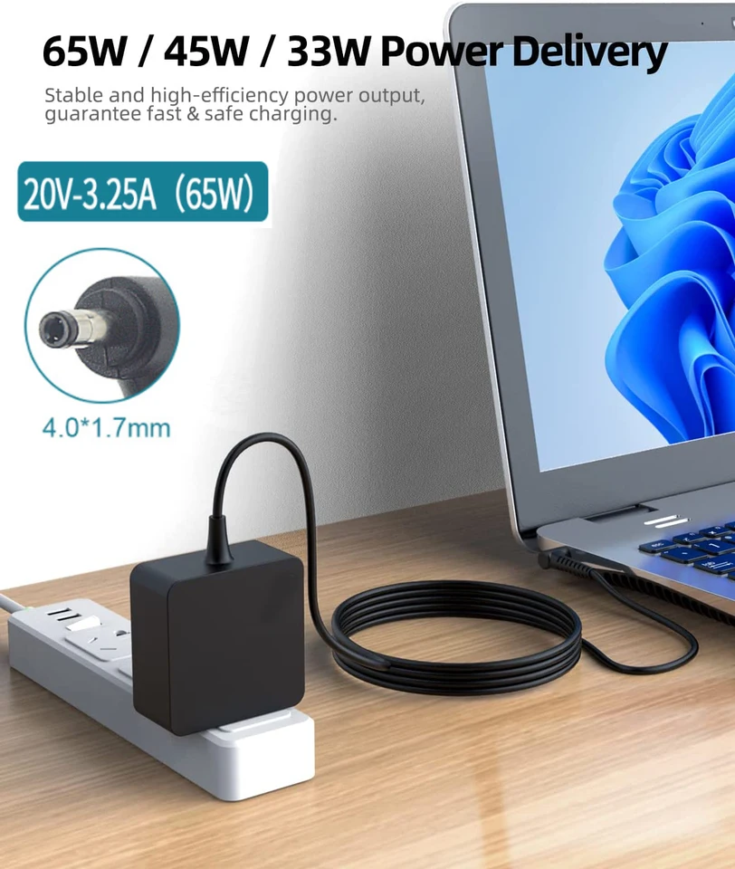 Lenovo ideapad 3 15ABA7本体 充電器付き 65W Lenovo IdeaPad 3 Charger 20V 3.25A
