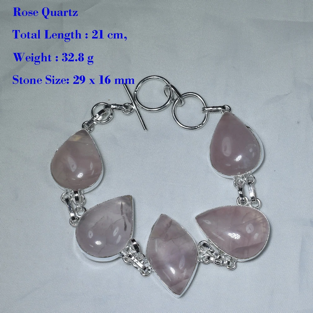 حقيقية اللابرادوريت العقيق جاسبر التورمالين روز كوارتز سوار