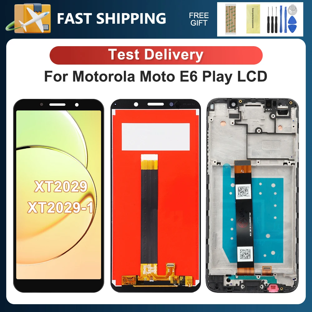 OEM For Motorola Moto E6 Play 5.5''For Moto E6 Play XT2029 XT2029-1 LCD Display Touch Screen Digitizer Assembly Replacement