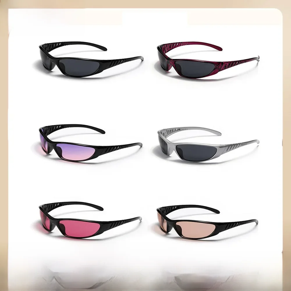 AliExpress KLASSNUM Oval Frame Glasses for Men Women Outdoor Cycling Sports UV400 Fashion Retro Y2K Punk Hip Hop Gothic