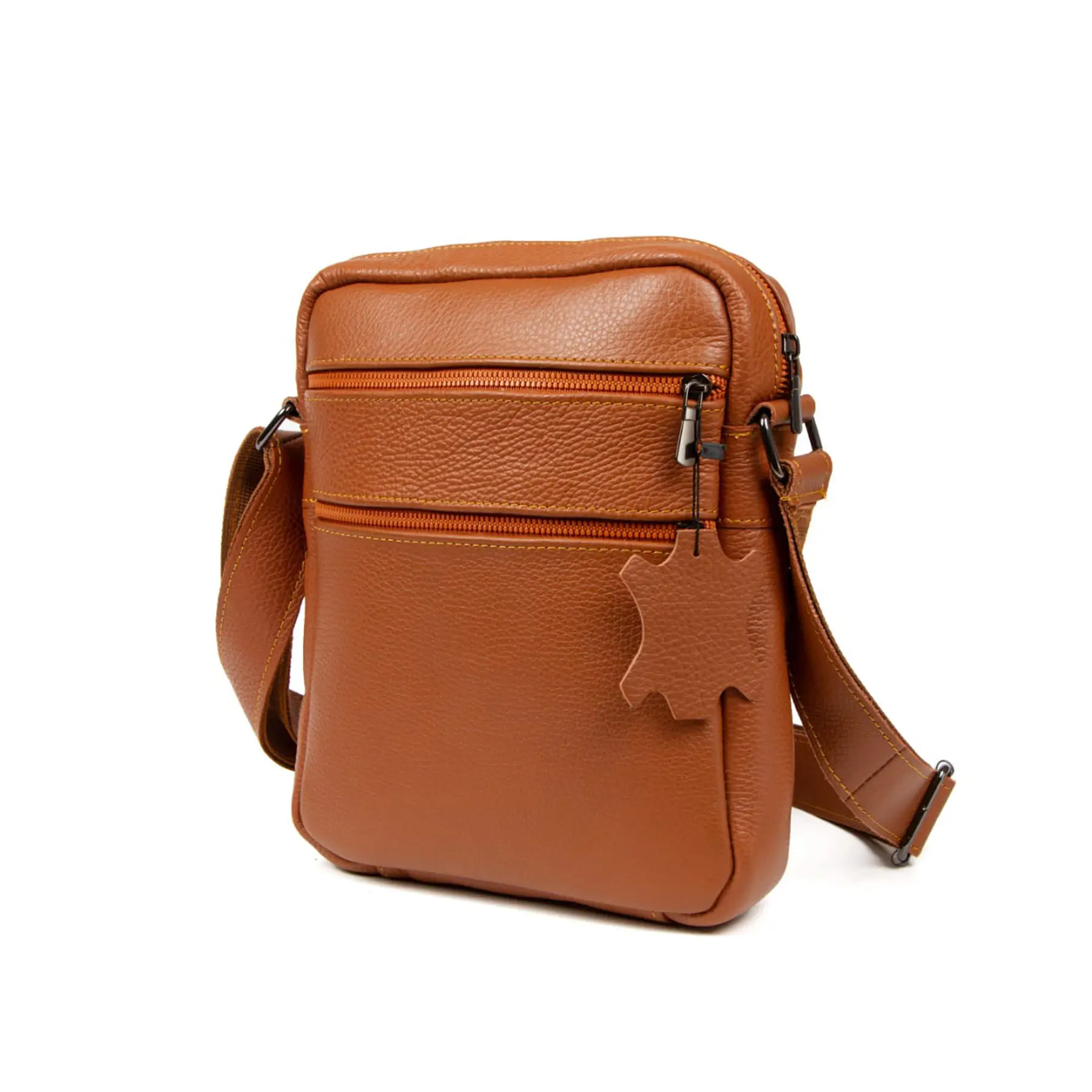 Lederax Genuine Leather Flight Messenger Bag for Men