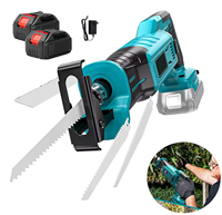 Brushless Cordless Reciprocating Saw Variable Speed 3200 SPM Wood Metal Electric Saw With 4PCS Blades for Makita 18V Battery