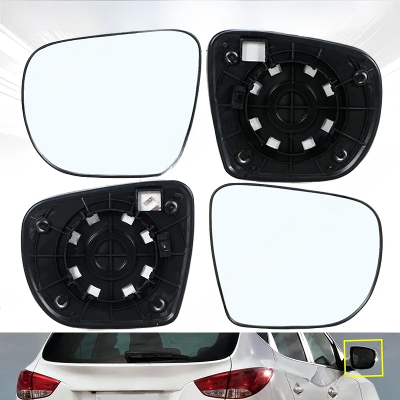 Lentille de rétroviseur latéral de voiture, pour Hyundai Tucson IX35 2010 2011 2012 2013 2014 87611-2S100 876212 S100