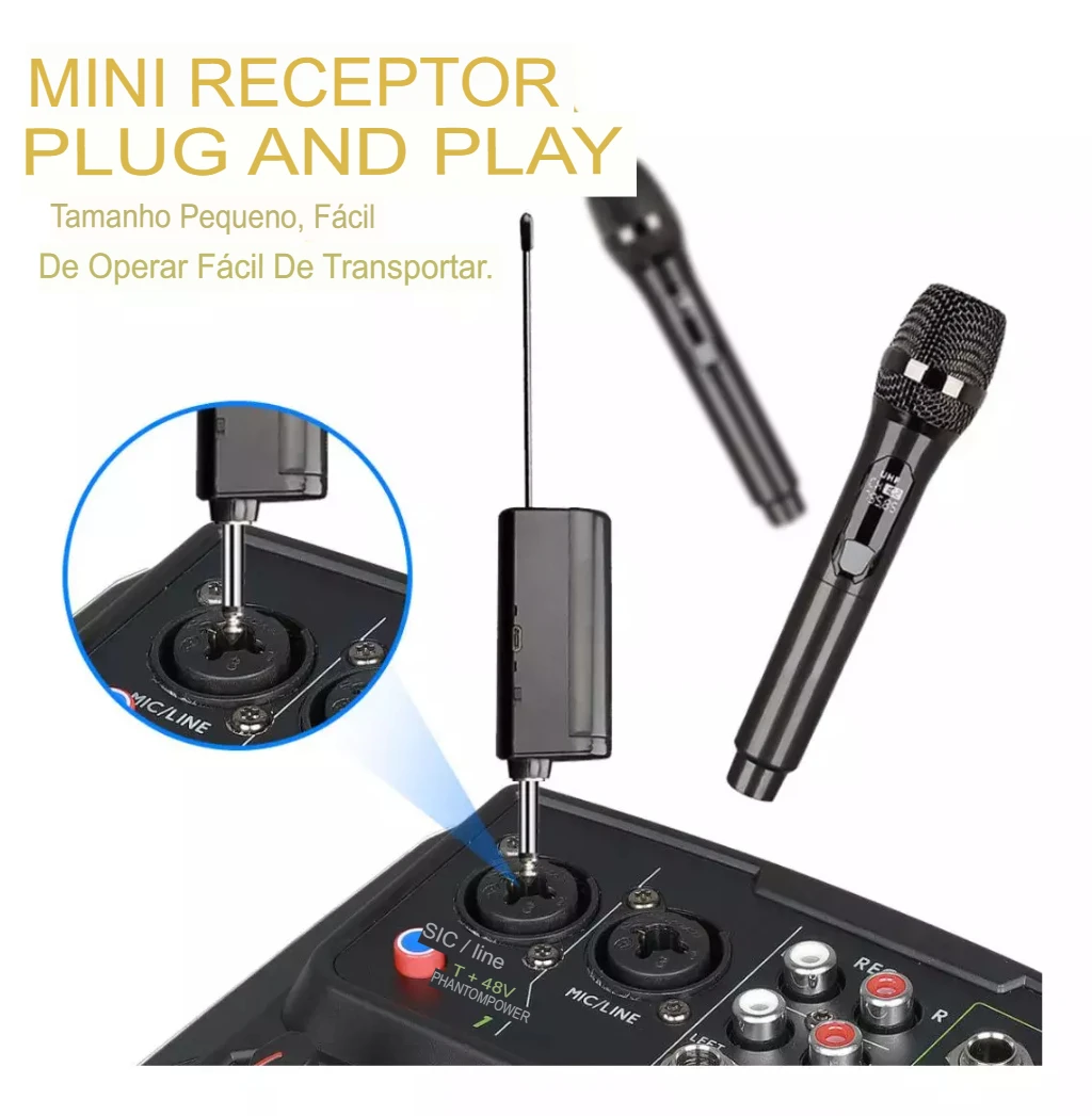 UHF Dual Wireless Microphone Professional Hand Dynamic Karaoke per feste, eventi, lezioni, conferenze, chiese e intrattenimento