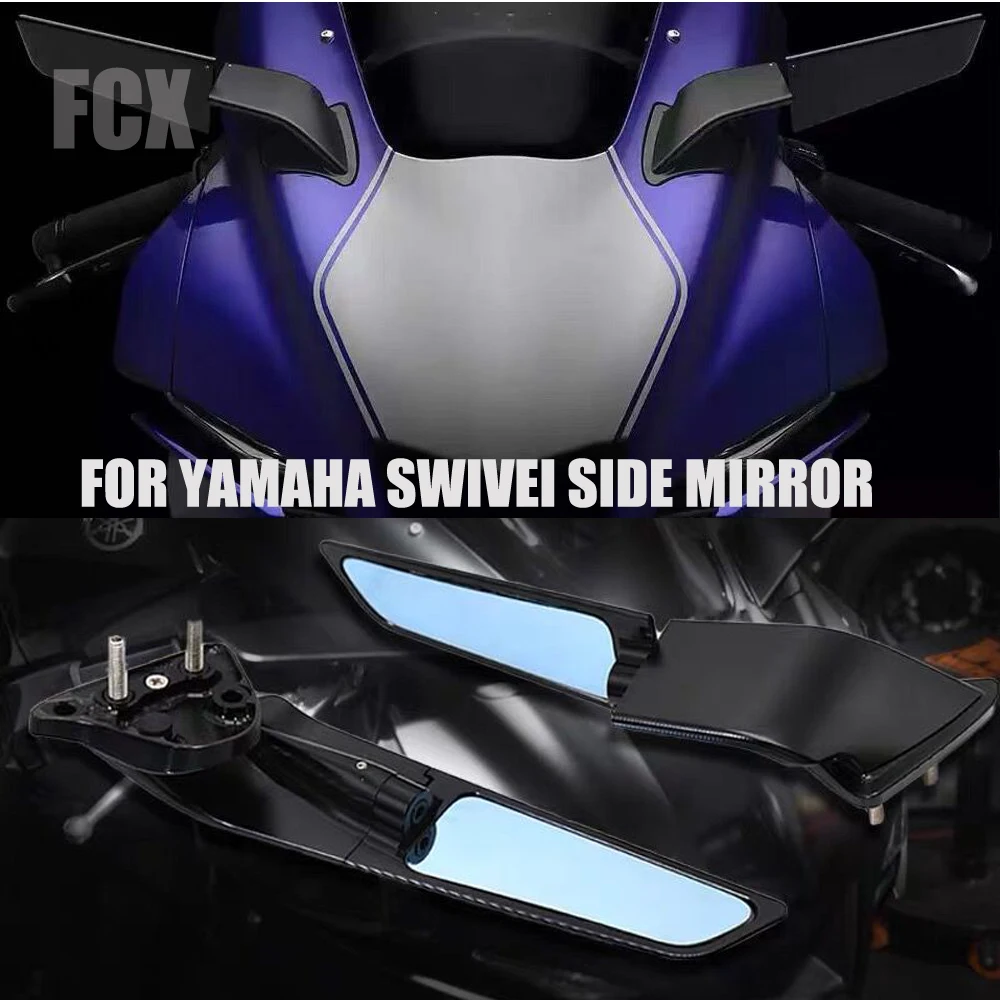 The Latest Motorcycle Modification Can Rotate The Rearview Mirror For YAMAHA YZF R1 YZF R6 2021-2022 YZFR7 Side Mirror