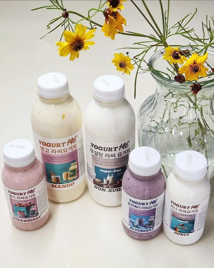 특가세일 총 5개 무설탕 500ml *2개입 + 선택 수제 라씨 요거트 허니 플레인 500ml*3개입 망고 딸기 블루베리 무설탕