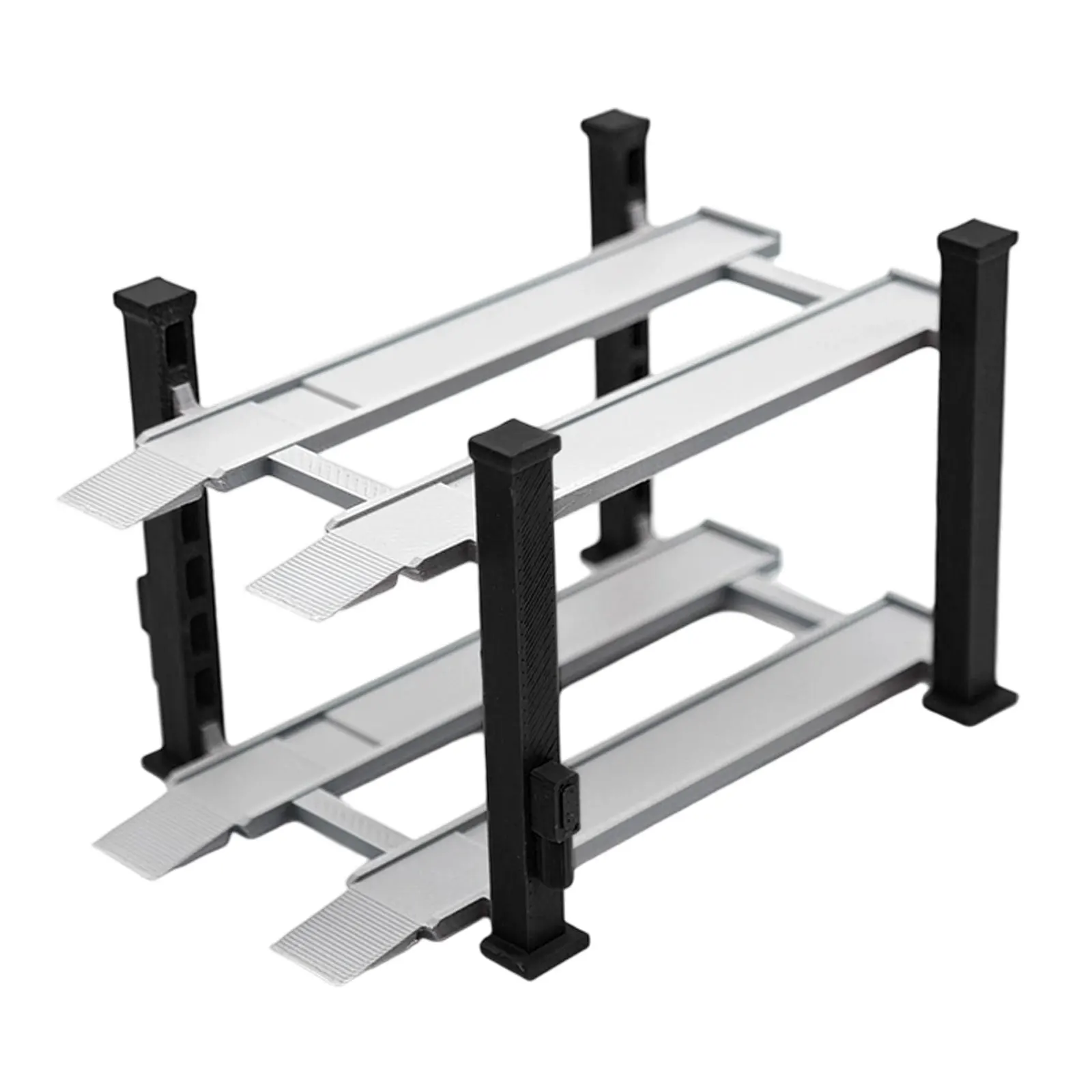 1/64 Schaal Legering Automodel Parkeerplaats Scène Vitrine Organisator Collectible Layout Multi-Spot Garage Speelgoedvoertuig Diorama