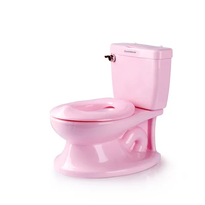 

Real Feel 2-in-1 Potty with Wipes Storage, Flushing Sounds & Disposable Liners - Realistic Toilet - Easy to Clean & Assemble