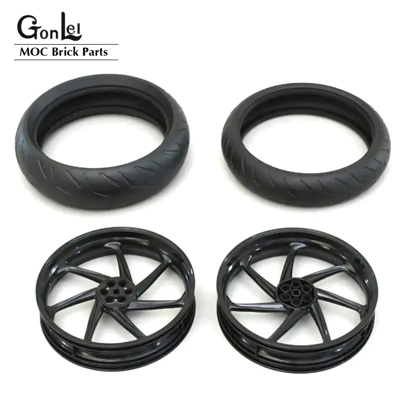 1Piece Technical Wheels Hub 71720 Wheel 107.1x24 Tyre ​Motorcycle Racing Tread, Narrow 71721 and 71722 for 41230 Motorrad M 1000