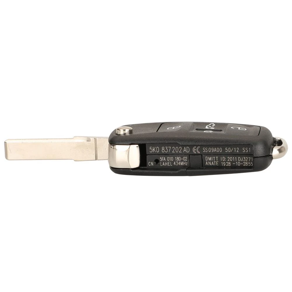 7N0837202K/F/AE Remote Key 315/433mhz Transporter ID48 NON-KEYLESSGO Chip For VW Sharan Multivan Caravelle