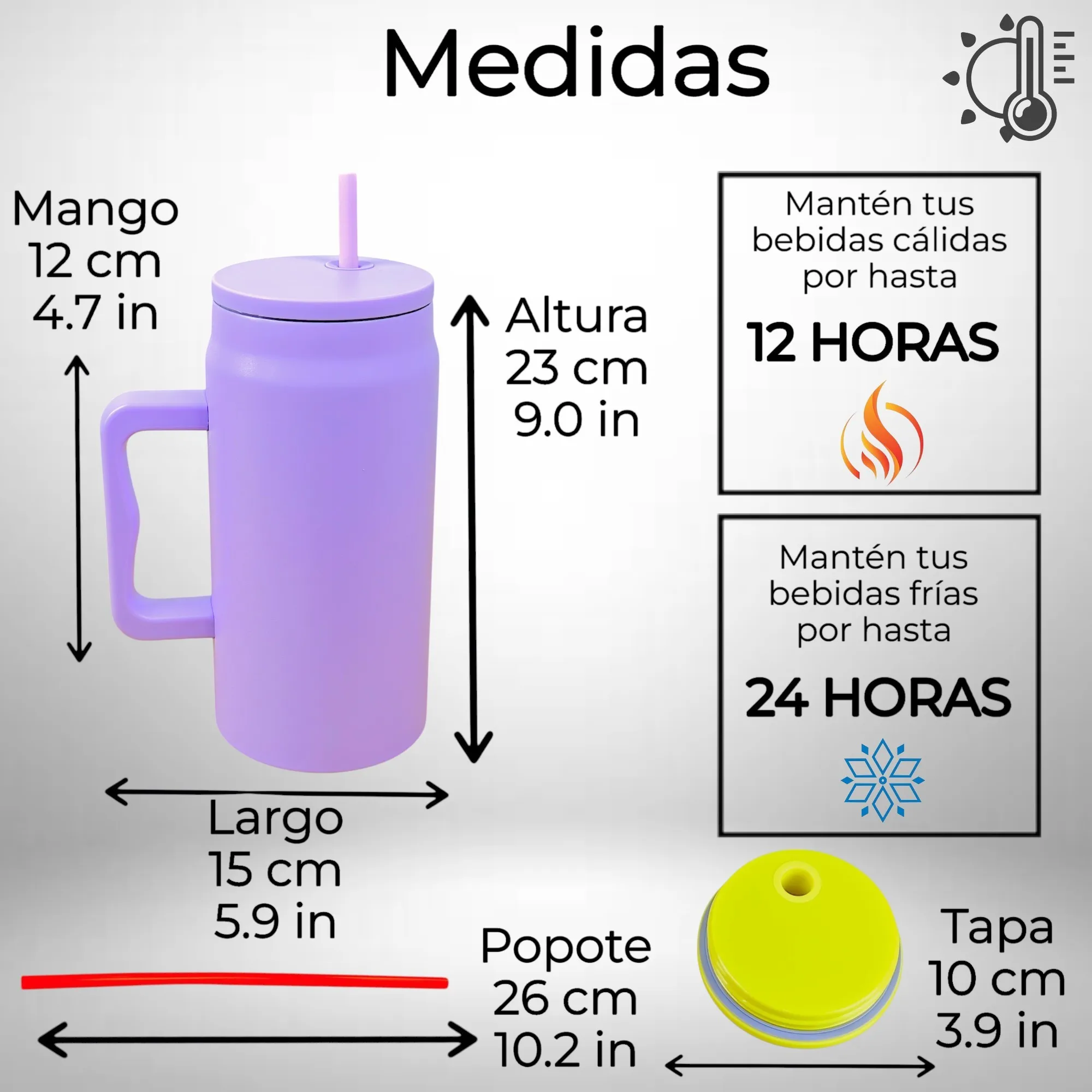 ترمس كبير من الفولاذ المقاوم للصدأ، Kta-82، كوب حراري من الفولاذ المقاوم للصدأ، كوب بغطاء معزول وقش، بهلوان بتصميم ممتاز، زجاجة معزولة. #6