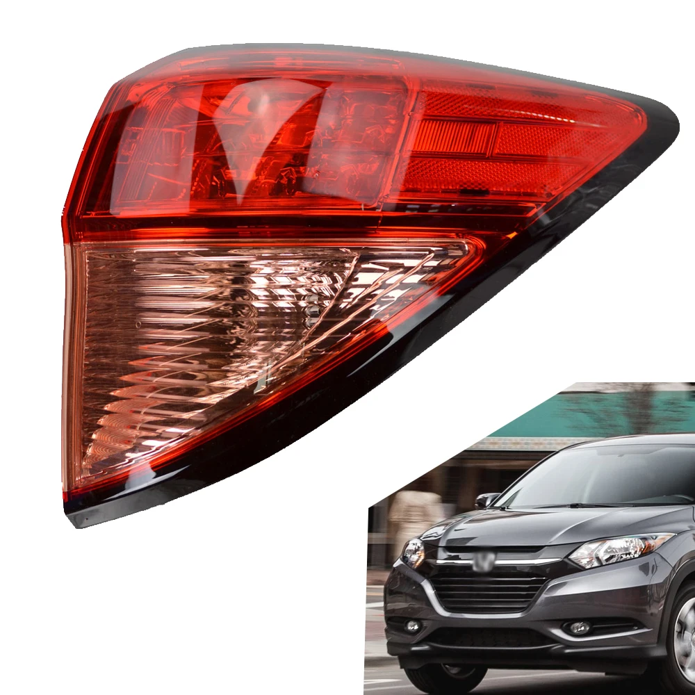 Left/Right Side Tail Lamp For HONDA HRV 2014 2015 2016 2017 2018 Rear Tail Light Brake Lamp with Wire Harne