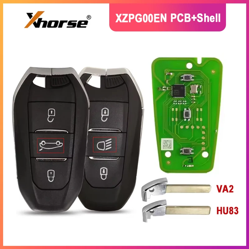 

MAGICKEY Xhorse XZPG00EN Global Version Universal Blank Support ID46/4A Chip Car Remote Control Key For Peugeot Citroen DS