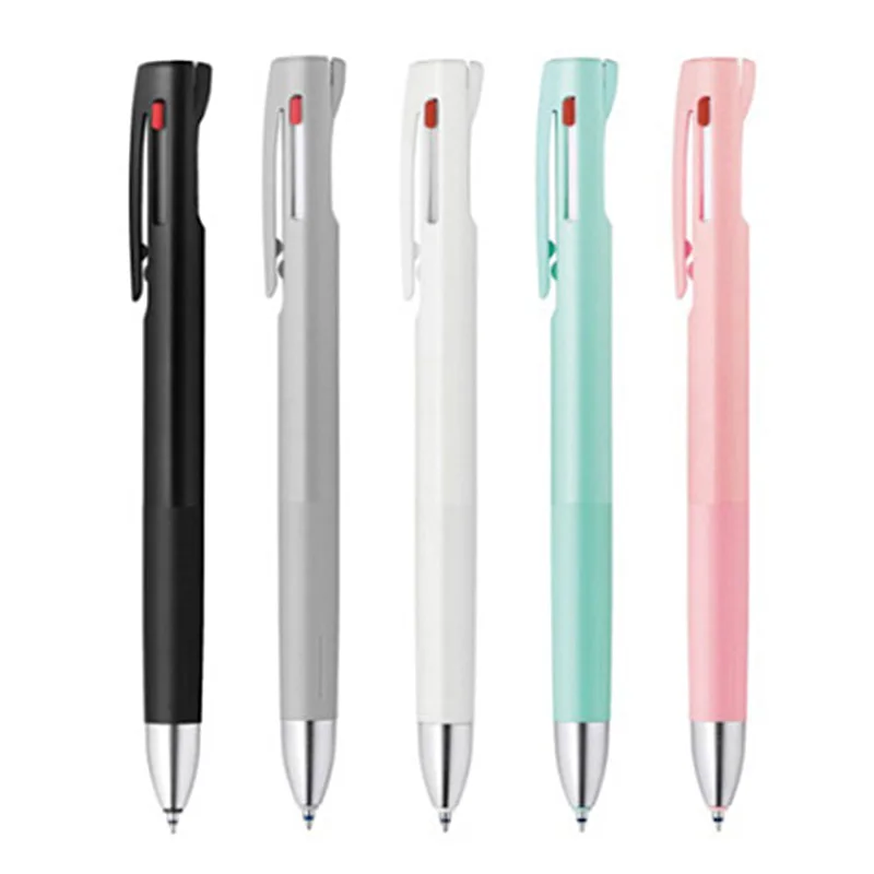 Zebra Blen 3C Multi Pen B3AS88 0.5 B3A88 0.7mm Knock Ball Pen ZEBRA Blen Multipen 3 color type knock style 1 piece