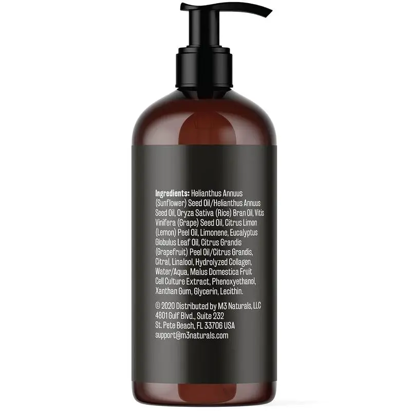 M3 Naturals Cellulite Massage Oil 8oz - Smooth the Appearance of Cellulite - Body Care & Skin Care Massage Oil - Topical Collage - view 6