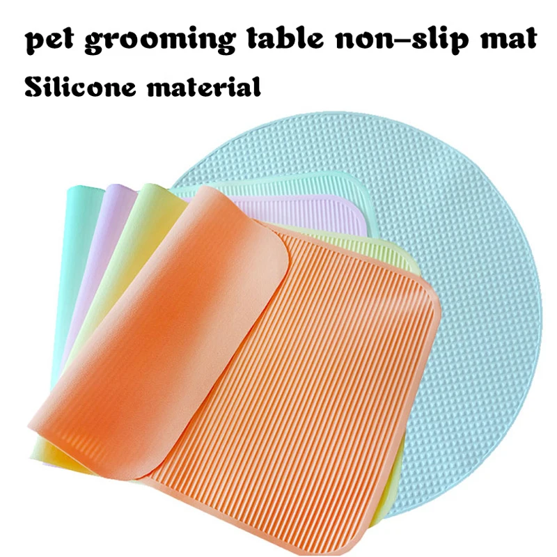 

Silicone Non-Slip Pet Grooming Table Mat, Professional Competition Race, Durable and Odorless, Easy to Clean