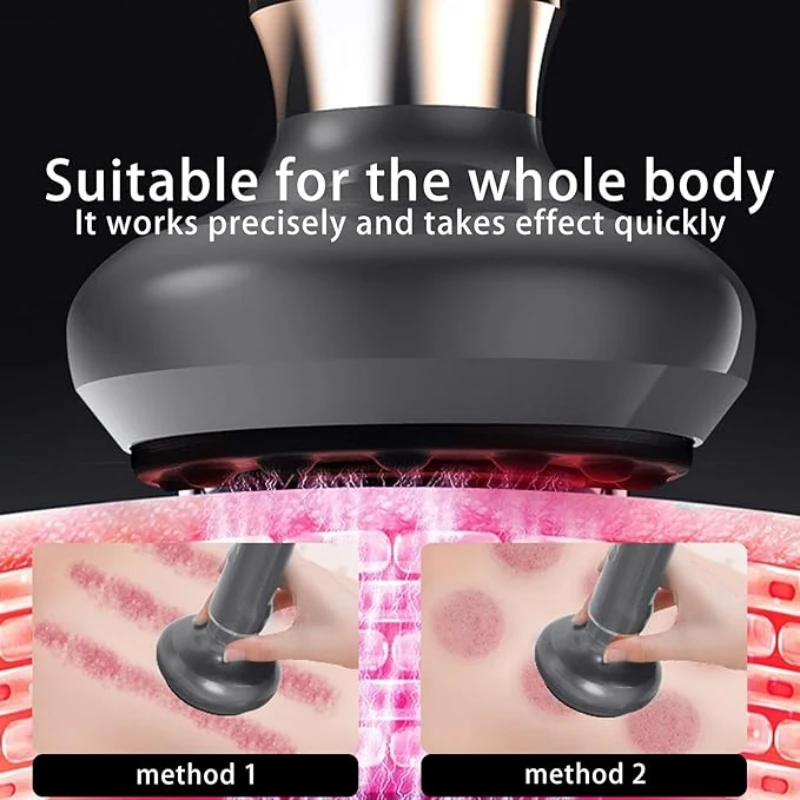 A full - body cupping, scraping and massaging device with 12 - level intensity, powered by USB and using vacuum cupping technolo image 5