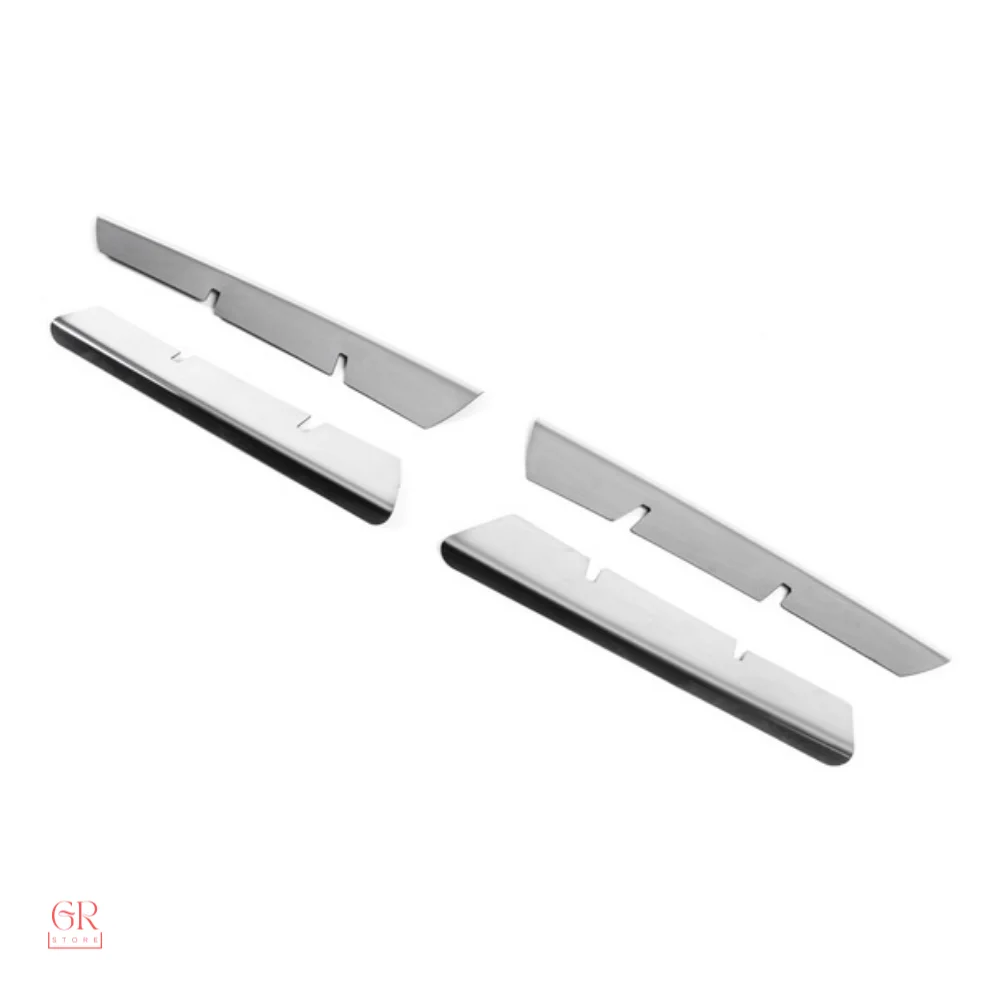 chrome Front Roller Shutter 4 Piece Stainless steel For Renault Megane 2 2006-2009