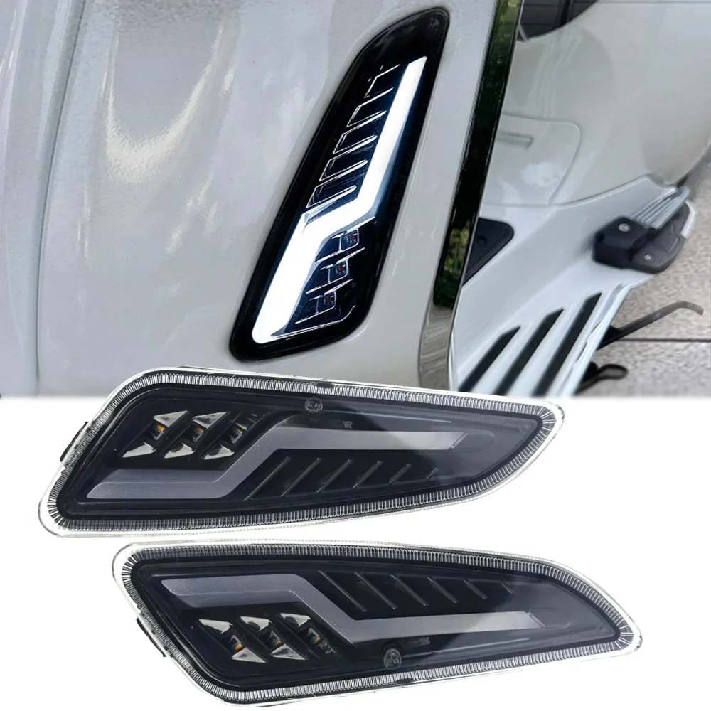 Motorfiets Led Voor Achter Richtingaanwijzer Dagrijlicht Voor Piaggio Vespa Elettrica Sprint Primavera 50 125 150 - afbeelding 2