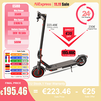 AOVOPRO ES80 Electric Scooter 35KM Super Range 350W Motor 10.5AH Battery 31KM/H Max Speed 8.5Inch Folding Adults APP Scooter