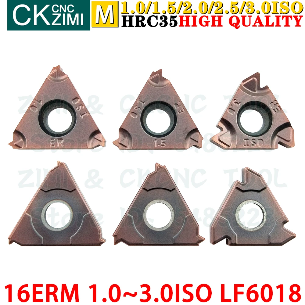 16ERM 1.0ISO 1.5ISO 2.0ISO 2.5ISO 3.0ISO LF6018 كربيد إدراج الداخلية الخارجية الموضوع الخيوط تحول إدراج أدوات مخرطة معدنية باستخدام الحاسب الآلي أداة أدوات خيط شبه منحرف