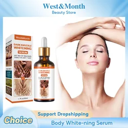 West&Month Dark Knuckle Whi-Tening Serum Hand Joint Brightening Essence Improve Melanin Revitalizing Smoothing Body Skin Care