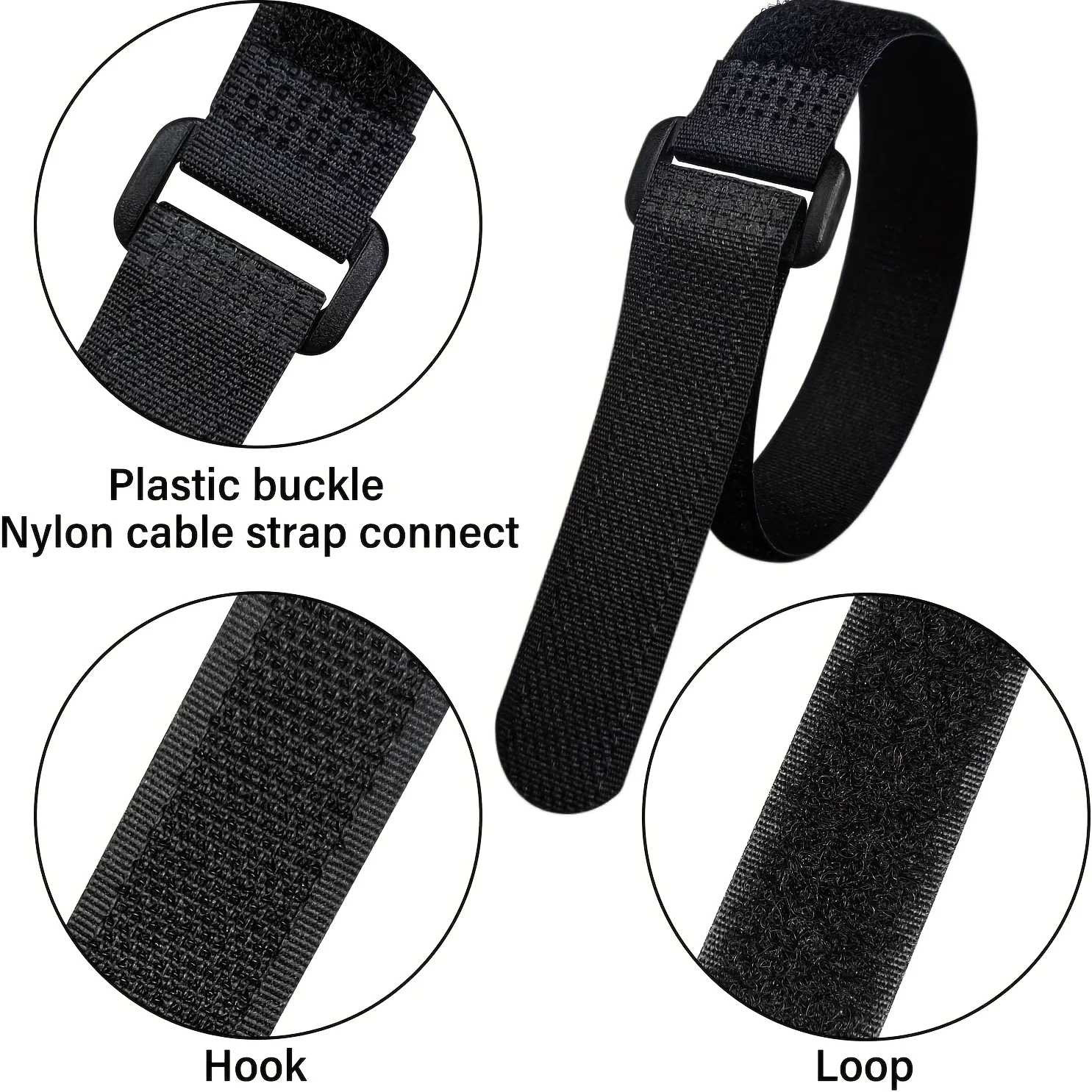 Velcros Straps Reusable Organi - Tech Table Accessories 评论和价格