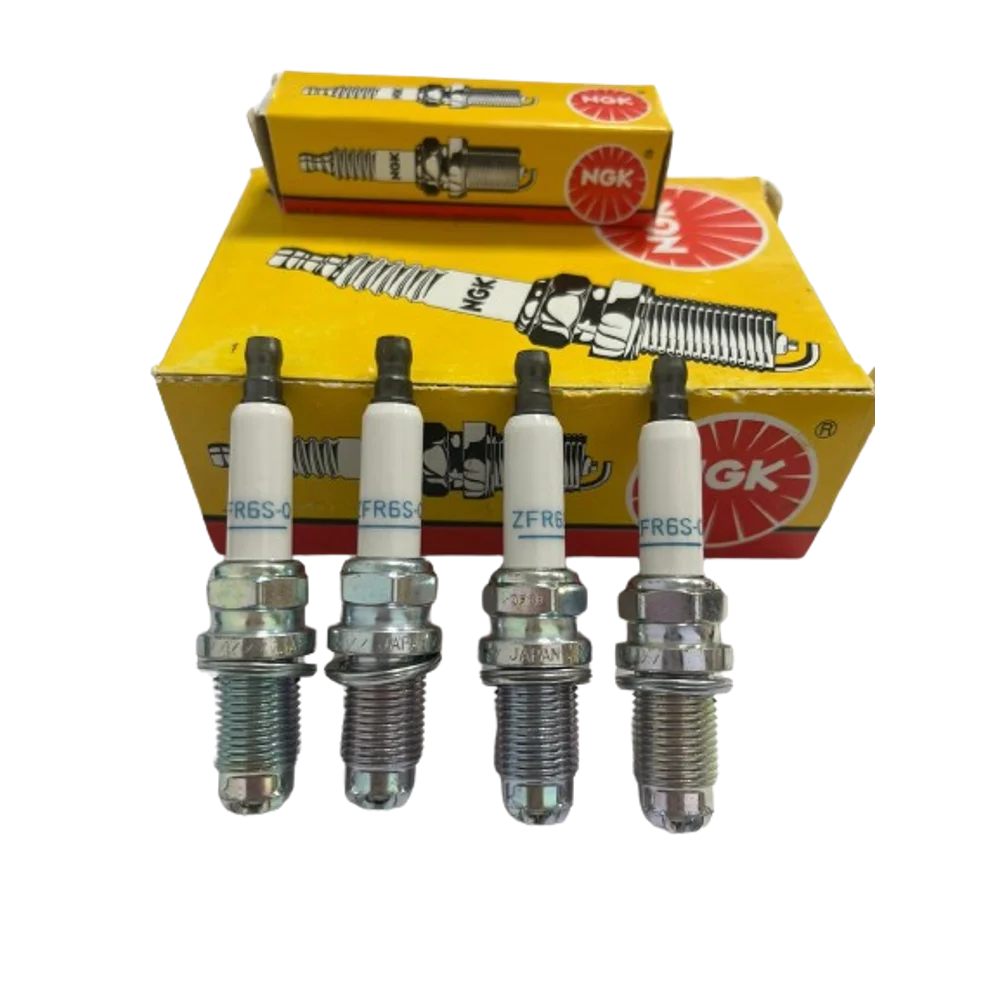 

For Volkswagen, Golf, Polo Spark Plug 4 Pcs Oem ZFR6S-Q NGK 6449