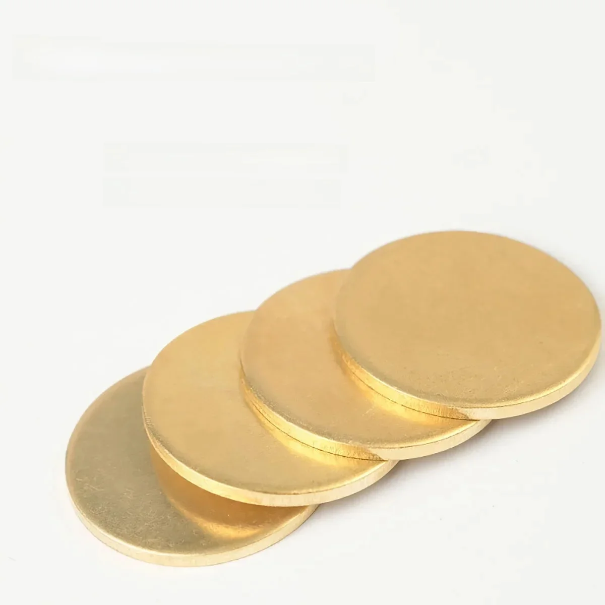 Disque à plaque ronde en laiton H62, tampon en laiton bricolage, feuille de laiton, diamètre 10mm, 15mm, 20mm, 25mm, 30mm, 35mm, 40mm, 50mm ~ 200mm, épaisseur 0.5mm, 0.8mm, 1/1mm, 2mm, 3mm