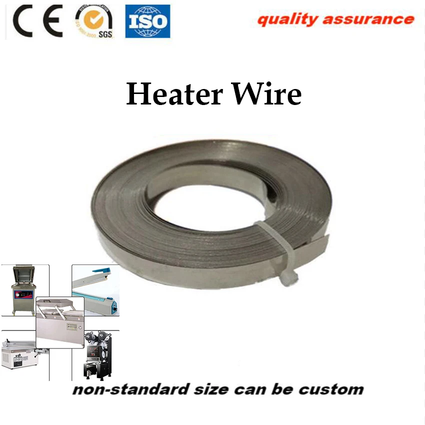 2-12mm Width Heating Wire Strip For Sealing Machine Vacuum Packaging Machine Sealing And Cutting Machine