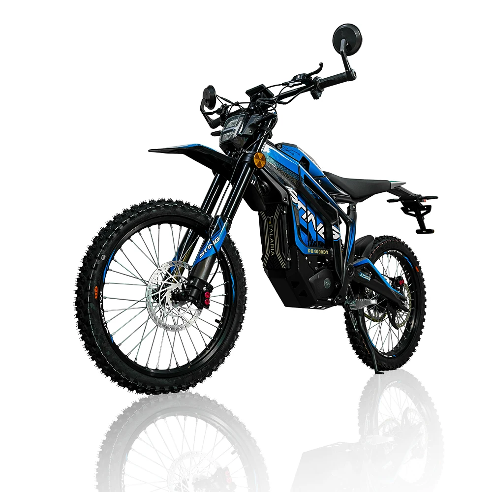 Talaria Sting R-Middrive Hybrid Ebike, Off-Road Electric Dirt Bike, Motorcycle Bicycle, 45Ah, 85km, H, 369 N.M, 60V, 8000W