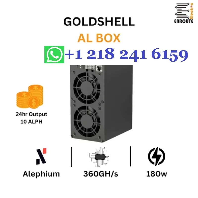 Новое предложение BAC, Золотая оболочка коробка AL 720G 360W, ALPH Miner Blake3 Alephium + PSU в наличии