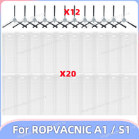 Compatible For ROPVACNIC A1 / S1 Robot Vacuum Cleaner Replacement Parts Side Brush Hepa Filter Accessories