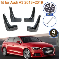 Garde-boue avant pour Audi, garde-boue, garde-boue, accessoires pour Audi A3, berline 8V, Sportback, 2013, 2014, 2015, 2016, 2017, 2018, 2019, 2020