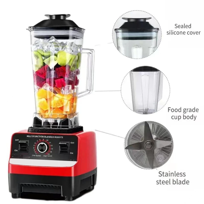  effects 　TSV+BB 2in1 + blender 2 in 1 Electric Blender 2000W High Power Heavy Duty Commercial