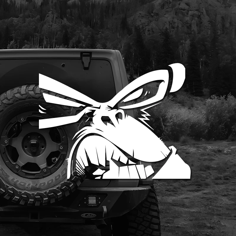 

Ape face cartoon sticker,car stickers - For Cars, Trucks, Walls, Laptops, Windows, Motorcycles, Bumpers Or Crafts