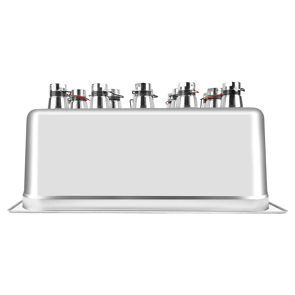 30L Ultrasonic Cleaner Accessories Stainless Steel 304 Tank 40KHz Transducer Wired Set Self-Made Parts