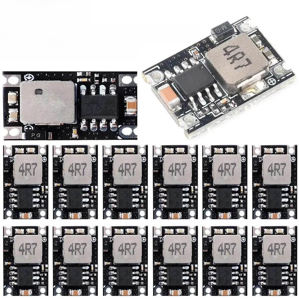Convertisseur Buck DC-DC 1-10 pièces, module d'alimentation à déclenchement, 5V-30V vers 3.3V 5V 9V 12V 3A, régulateur de tension pour batterie de voiture et de moto